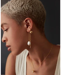 Ottoman Hands Niko Heart Huggie Earrings