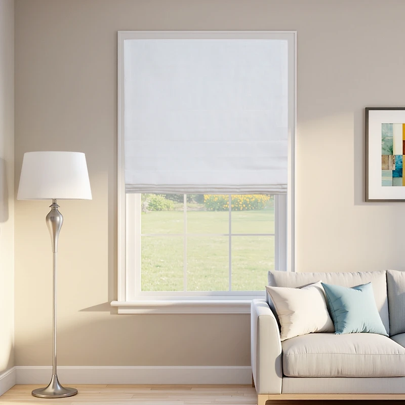 Shadisfy Linen Blend Cordless Roman Blinds