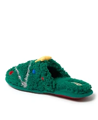 Dearfoams Men's Unisex Novelty Holiday Christmas Scuff Slipper