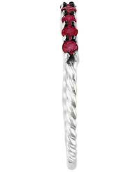 Lali Jewels Ruby Ring (0.36 ct. t.w.) in 14K White Gold