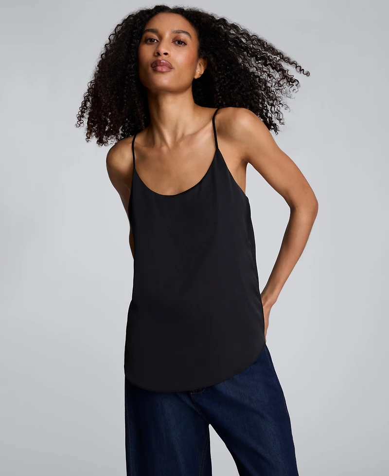 Kenneth Cole Women's Scoop Neck Sleeveless Camisole Top