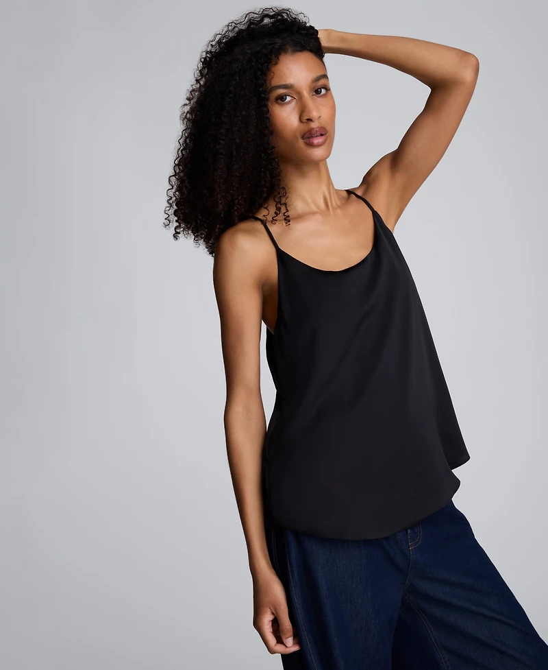 Kenneth Cole Women's Scoop Neck Sleeveless Camisole Top