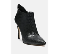 Rag & Co Lolita Woven Texture Stiletto Boot Women