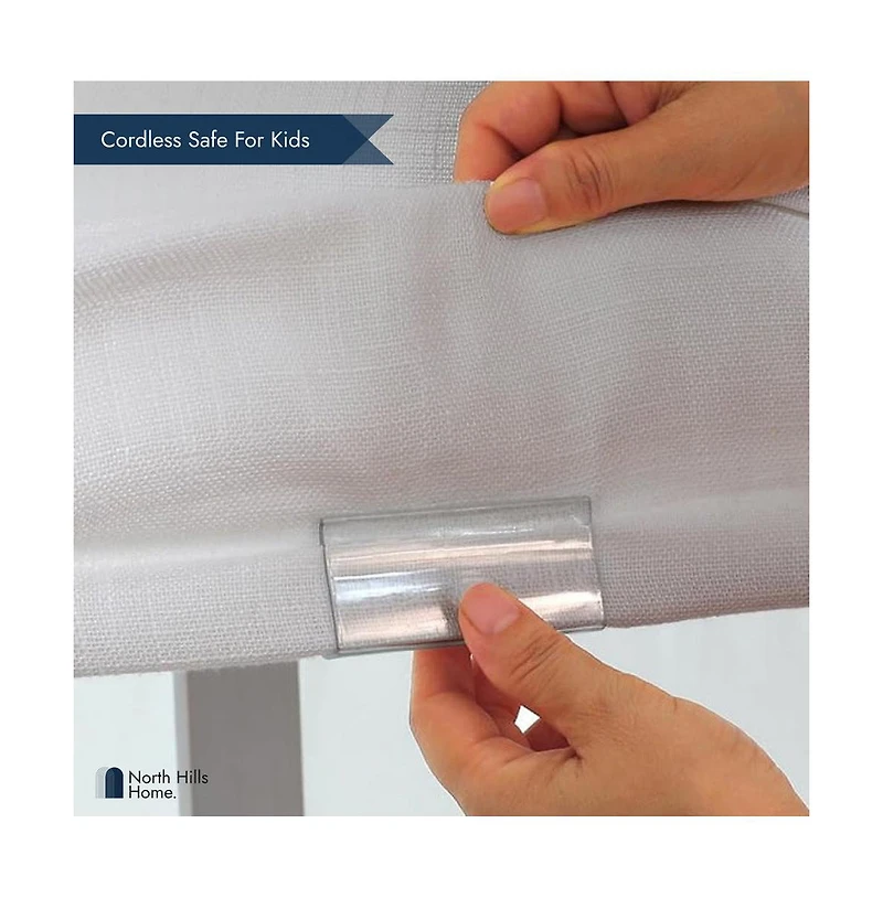 Shadisfy Linen Blend Cordless Roman Blinds