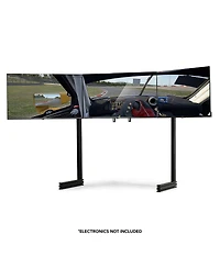 Next Level Racing Elite Free Standing Triple Monitor Stand, Black Edition
