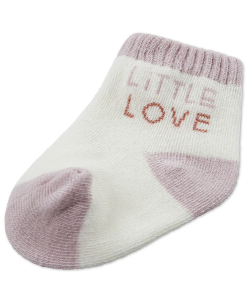 Huggies Baby Girls 6-Pack Quarter Socks