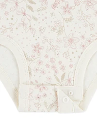 Huggies Baby Girls 3-Piece Bodysuit, Pants and Hairband Set