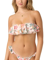O'Neill Juniors' Camellia Floral Diaz Swimsuit Top
