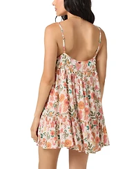 O'Neill Juniors' Saltwater Solids Rilee Crinkle Cover-Up Mini Dress