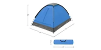 Wakeman Outdoors 2 Person Camping Tent, Blue
