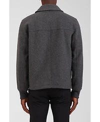 Bagatelle Homme Men's Faux Wool Zip-Front Jacket