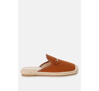 London Rag Nazaya Horsebit Detail Espadrilles Mules Women