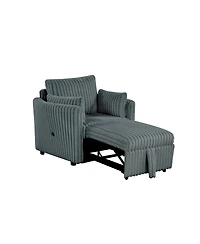 Boyel Living Convertible Sofa Bed Chair Pullout Single Sleeper with Usb and Pillows for Room