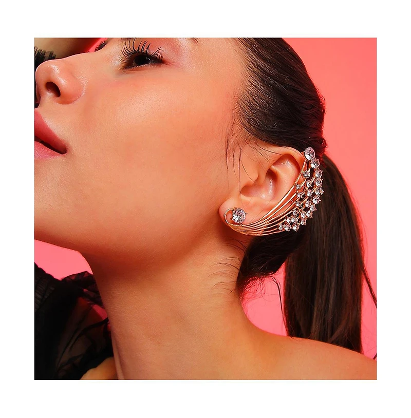 Sohi Women's Tiered Cuff Earring