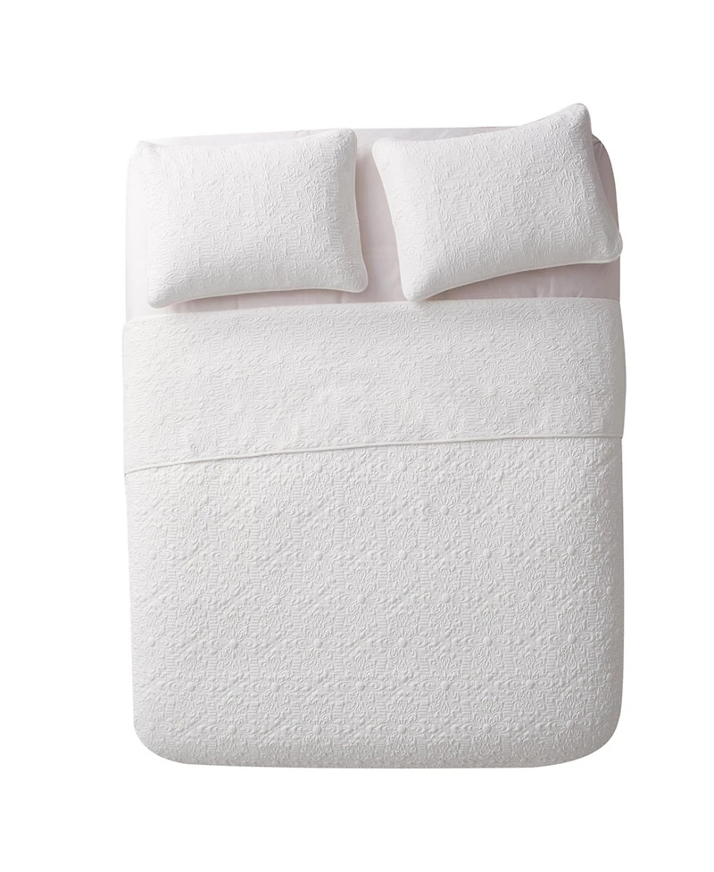 Vcny Home Caroline Embossed 2-Pc. Quilt Set, Twin