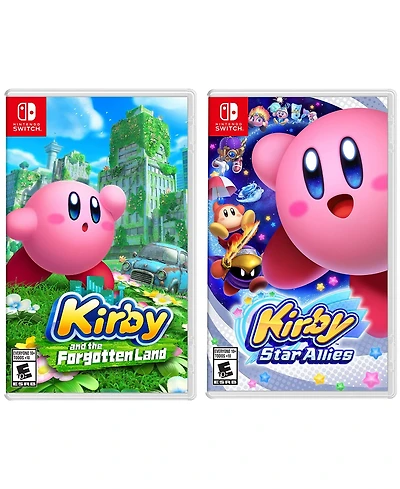 Nintendo Kirby and the Forgotten Land and Kirby Star Allies Bundle - Nintendo Switch