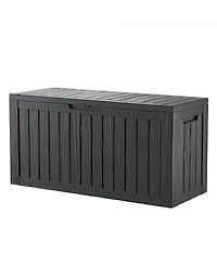 Chic Crate - 46.3'' W 80 Gallons Water Resistant Resin Lockable Deck Box