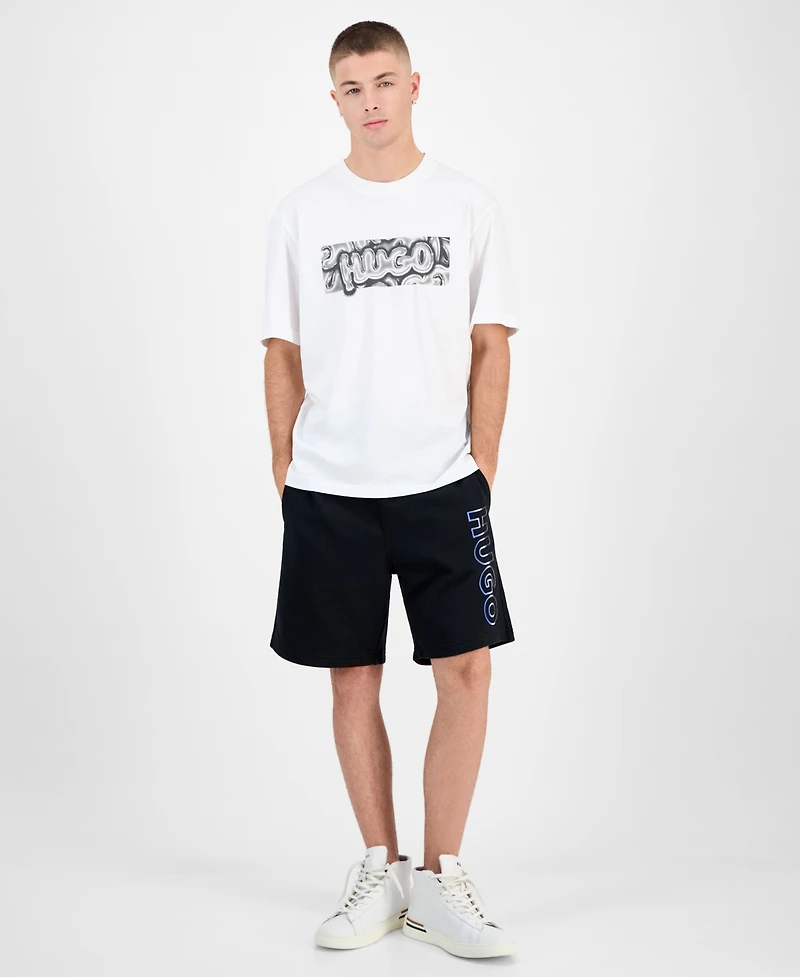 Hugo Boss Men's Nedrix Short-Sleeve Crewneck Logo-Graphic T-Shirt