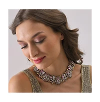 Sohi Silver-Plated Stone Necklace