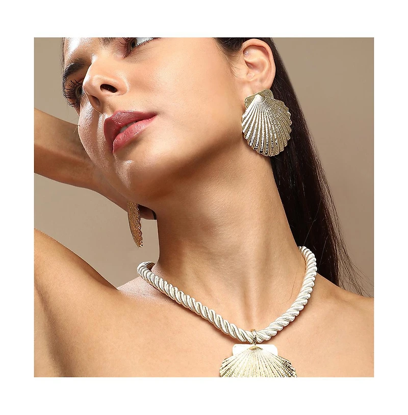 Sohi Women's The Seashell Jewellery Set