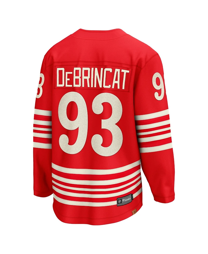 Fanatics Men's Alex DeBrincat Red Detroit Wings Centennial Breakaway Jersey