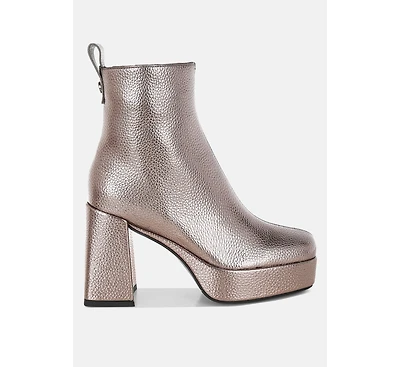 London Rag Poulin Faux Leather Chelsea Boots Women