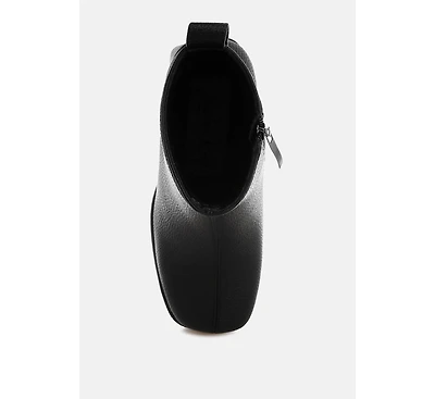 London Rag Poulin Faux Leather Chelsea Boots Women