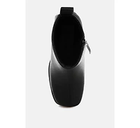 London Rag Poulin Faux Leather Chelsea Boots Women