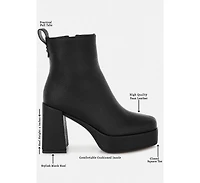 London Rag Poulin Faux Leather Chelsea Boots Women