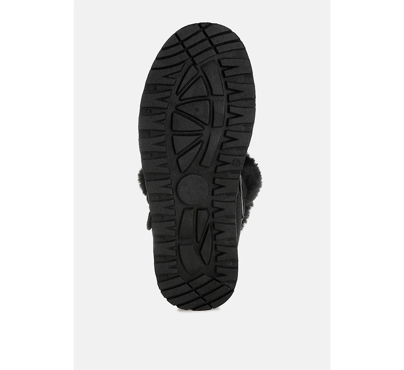 London Rag Linka Pin Buckle Detail Snow Boots Women