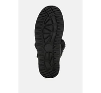 London Rag Linka Pin Buckle Detail Snow Boots Women
