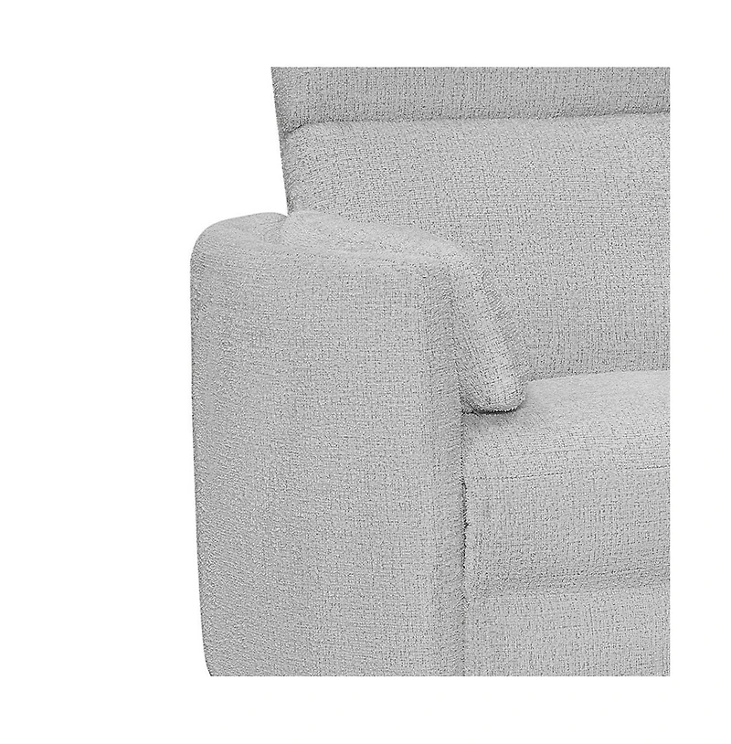 Parker Living Angora Linen Manual Swivel Recliner