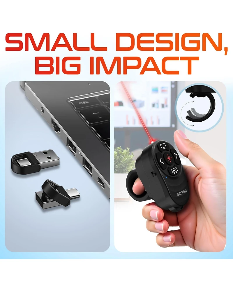 Delton P48 Finger Ring Laser Pointer