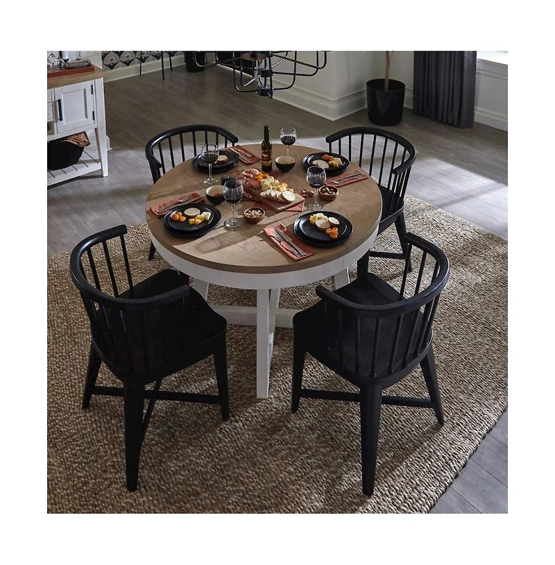 Parker House Furniture Americana Modern Dining Barrel Dining Chair Two Pack