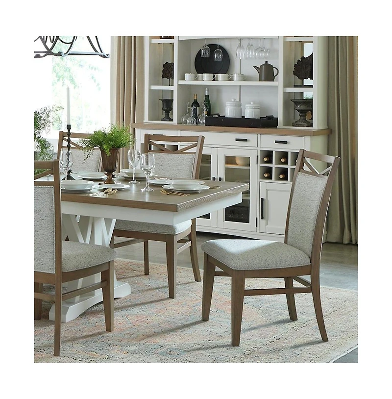 Parker House Furniture Americana Modern Dining Upholstered Dining Chair Two Pack
