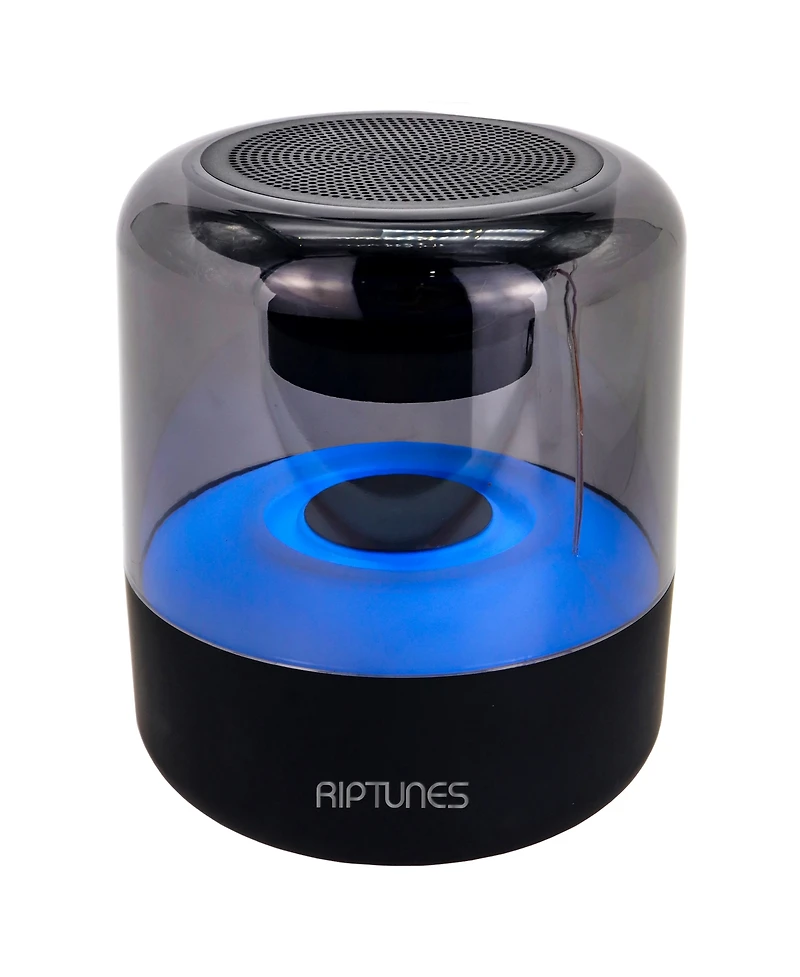 Riptunes 2-pack 360° Bluetooth Speaker, 6-Color Led Ambient Lights, Usb/microSD/Aux Playback
