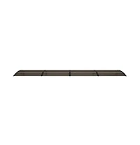vidaXL Door Canopy Black Polycarbonate 157.5 x 39.4 in Durable