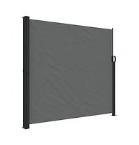 vidaXL Retractable Side Awning Anthracite