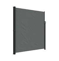 vidaXL Retractable Side Awning Anthracite
