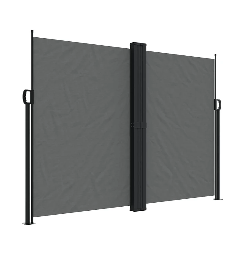 vidaXL Retractable Side Awning Anthracite 70.9"x472.4"