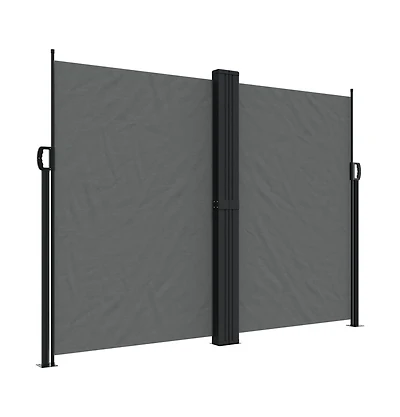 vidaXL Retractable Side Awning Anthracite 70.9"x472.4"