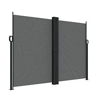vidaXL Retractable Side Awning Anthracite 70.9"x472.4"