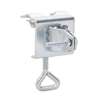 vidaXL Umbrella Clamps for Balcony 2 pcs 1.3" Galvanized Steel