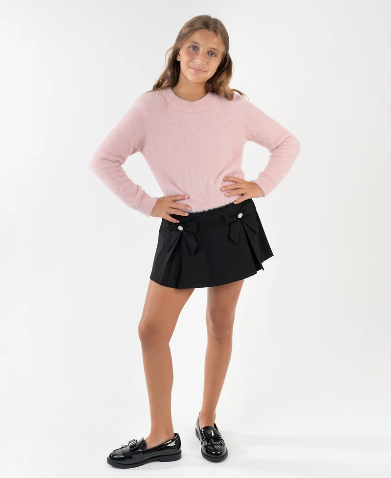 Rare Editions Girls 7-12 2-Piece Sweater and Skorts Set