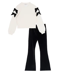 Rare Editions Girls 7-12 2-Piece Sweater and Pant Set