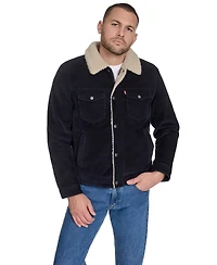 Levi's Men's Corduroy Trucker with Sherpa Collar Jacket