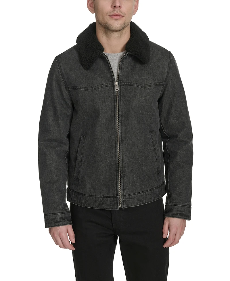 Levi's Men's Denim Western Sherpa Lined Collar Jacket