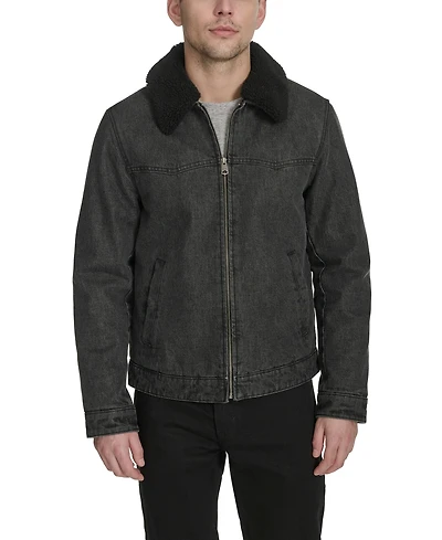 Levi's Men's Denim Western Sherpa Lined Collar Jacket