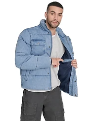 Levi's Men's Denim Quilted Puffer Jacket