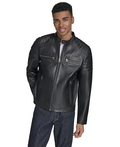 Levi's Men's Leather Racer Jacket
